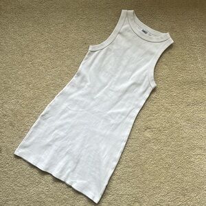 Princess Polly white tank top dresss